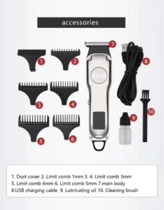 𝗘𝗻𝘇𝗼 1411 Master Hair Style and Hair Trimmer - Image 5