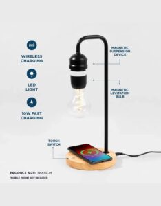 Mobile Phone Wireless Charging Magnetic Levitation Bulb - Image 5