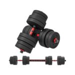 2 In 1 Adjustable Dumbbells Non-Slip Weight Set 20kg To 40kg