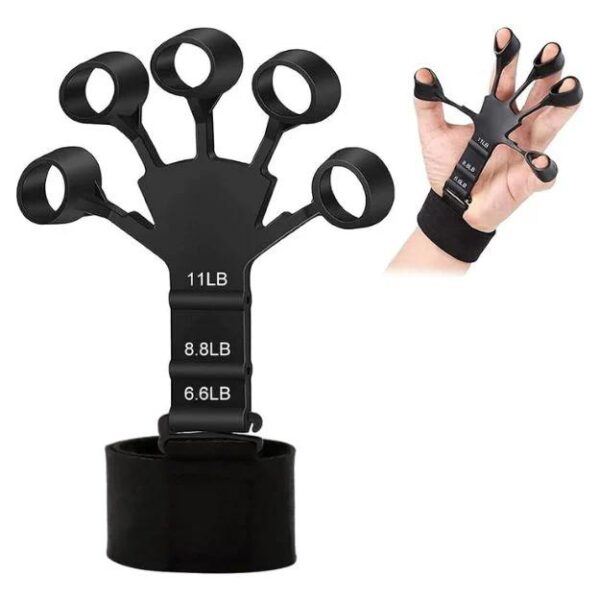 Gripster Grip Strength Trainer Finger Exerciser & Hand Strengthener Max 10kg
