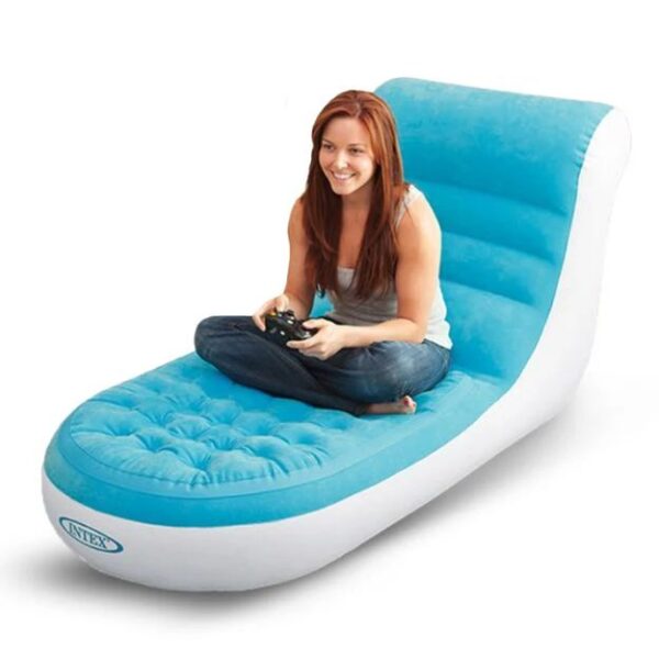 Intex High-Grade Flocking Single Back Lazy Bones Inflatable Sofa