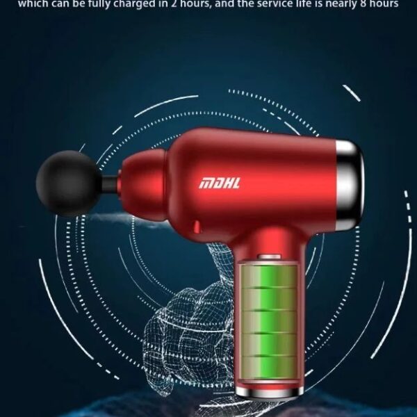 𝗠𝗗𝗛𝗟 Fascial Portable Deep Tissue Percussion Muscle Mini Gun Massager