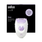 𝗕𝗿𝗮𝘂𝗻 Silk-Epil 3 Epilator White And Purple SE 3000