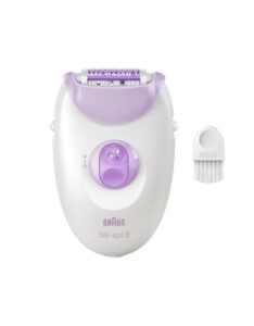 𝗕𝗿𝗮𝘂𝗻 Silk-Epil 3 Epilator White And Purple SE 3000 - Image 4