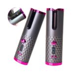 Rechargeable Auto Ceramic Barrel Hair Waves Curler 34W