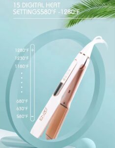 𝗘𝗻𝘇𝗼 EN-3856 Professional Hair Straightener With Shampoo And Serum For Damaged Hair - Image 5