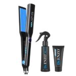 𝗘𝗻𝘇𝗼 EN–3867 Professional Adjustable Temperature Hair Straightener Set
