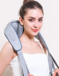 Neck & Shoulder Heat Simulator Electric Massager 4D Kneading Pillow - Image 3