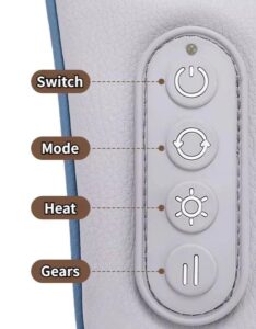 Neck & Shoulder Heat Simulator Electric Massager 4D Kneading Pillow - Image 5
