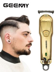 𝗚𝗲𝗲𝗺𝘆 GM-6727 Hair Beard Shaver Mini Rechargeable