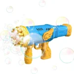 Bubble Guns with Lights and Bubble Liquid, 32 Hole Bubble Machine Gun - Image 9