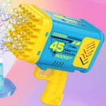 45 Hole Electric Bubbles Machine Guns For Kids Bubble Machine - Image 2