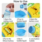 48 Hole Bubble Gun with Bubble Solution for Kids - Image 6