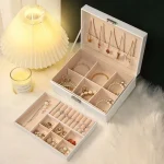 3 Layers Jewelry Boxes for Women, Jewelry Organizer with Drawer - Image 3