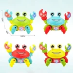Electric Walking Crab Toy – Funny Lights & Music, Cartoon Design - Image 2