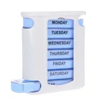 7 DAY WEEKLY Pill Organiser STACKING TOWER Large 4 Daily Compartments Tablet Box - Image 4