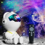 Astronaut LED Galaxy Starry Sky Projector Night Lamp – Illuminate Your Space Adventure