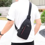 Men Messenger Fashion Leisure Chest Bag - Image 3