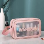 Clear Travel Transparent Toiletries Bag Waterproof Cosmetic Makeup Wash Bags - Image 2