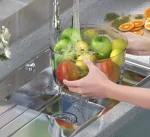 5 Layers Transparent Multi-Tiers Round Rotatable Storage Rack, Movable Kitchen Organizer - Image 6