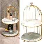 Cosmetic Tray Double Tier Vanity Organizer for Decor - Image 4