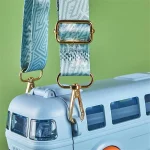 Cute Bus Water Bottle with Shoulder Strap 550 ml - Image 5