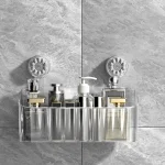 Bathroom Suction Shelf Powerful Suction No-Drill Storage Box - Image 4