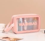 Clear Travel Transparent Toiletries Bag Waterproof Cosmetic Makeup Wash Bags - Image 5