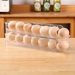 3 Tier Acrylic Egg Holder - Automatic Rotating Egg Organizer - Can Hold 20 Eggs - Image 3