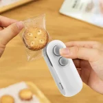 2 in 1 USB Rechargeable Chip Bag Sealer Heat Seal with Cutter