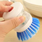 8.5Cm*7Cm Kitchen Gadgets Hydraulic Washing Brush Pot Pan Dish Bowl Cleaning Brushes With Washing Up Liquid Soap Dispenser - Image 3