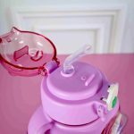 Cute High-Value Plastic Cup With Straw 750 ML - Image 2