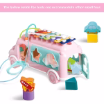 Kids Educational Music Bus Building Blocks Toy - Image 7