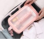 Clear Travel Transparent Toiletries Bag Waterproof Cosmetic Makeup Wash Bags