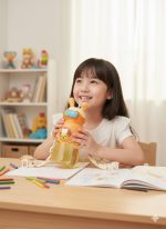 Kids Cartoon Sipper Water Bottle with Straw & Strap | Leakproof BPA-Free Cute Animal Design Bottle 600ml - Image 3