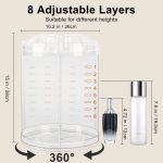 Cosmetics Rotating Organizer 360 - Image 3