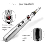 Body Health Equipment Electric Pulse Acupuncture Pen Meridians Laser - Image 3