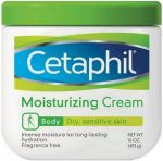 Cetaphil Moisturizing Cream for Dry/Sensitive Skin, Fragrance Free 16 oz - Image 3