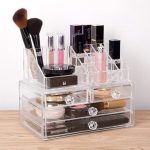 4 Drawer Plastic Cosmetic Makeup Jewelry Lipstick Storage Box - Image 4