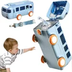 Cute Bus Water Bottle with Shoulder Strap 550 ml - Image 11