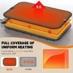 Warming Mat for Food – Electric Warming Tray with 6-Level Temperature and Hours Setting - Image 7