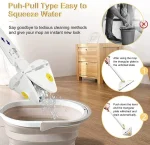 360 Degree Rotatable Multifunctional Triangle Mop - Image 11