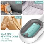 Clean Hair Removing Comb Sticky Brush For Cats Dog Cuddles, Pet Hair Remover with Wet Wipes for Long & Short Haired - Image 4
