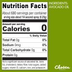 Chosen Foods 100% Pure Avocado Oil Spray 4.7 oz - Image 8