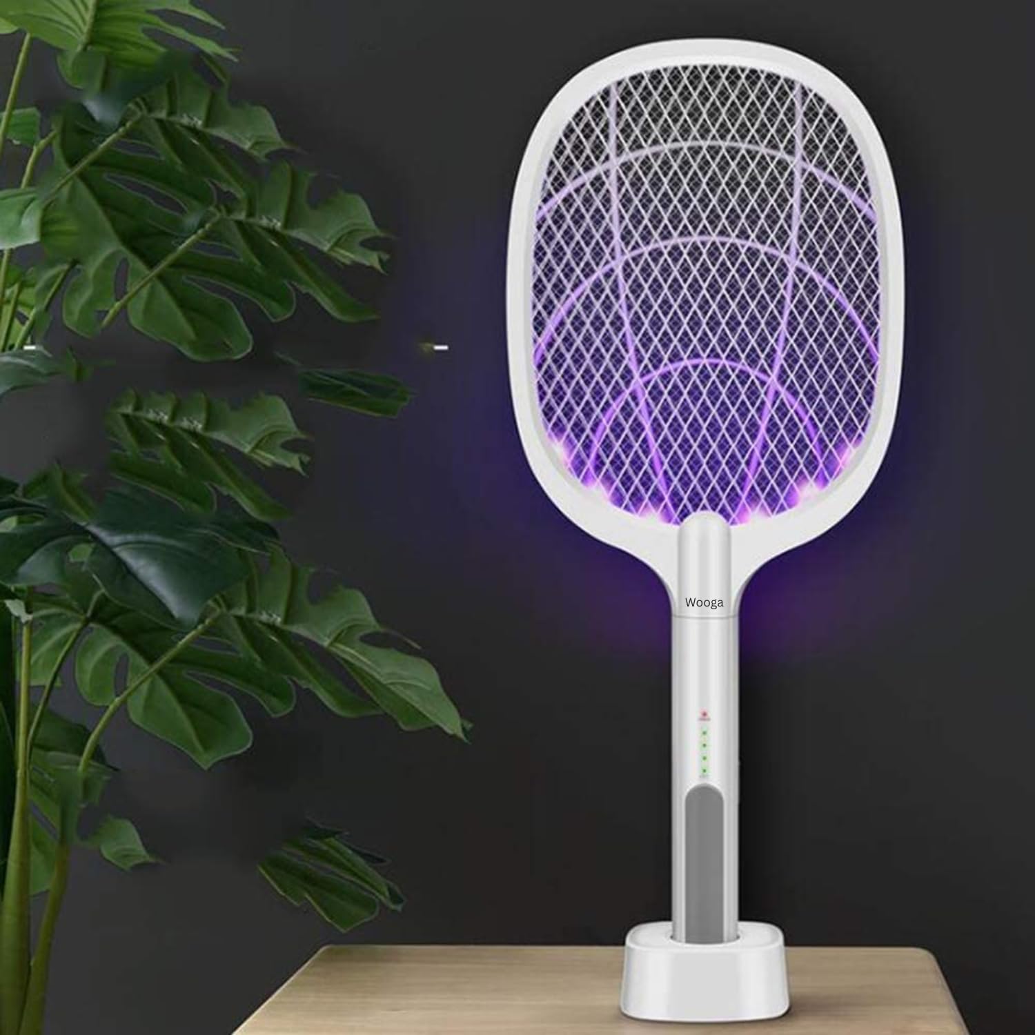 71OdxKar4OL._SL1500_ 2 in 1 Electric Bug Zapper, Mosquitoes Trap Lamp & Racket - Image 1