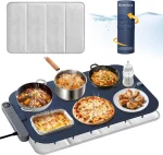 Warming Mat for Food – Electric Warming Tray with 6-Level Temperature and Hours Setting - Image 4