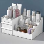 Cosmetics Makeup Storage Box Organizer Plastic 3 Layers