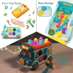 Musical Instrument Baby Toy Piano Bus Shape - Image 15