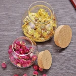 500Ml/1000Ml/1700Ml Cork Lid Snack Moisture-proof Sealed Bottle High Borosilicate Glass - Image 3