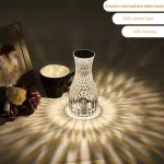 Vase Shape Diamond  Crystal  Lamp - Image 6